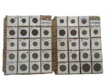Various Foreign Coins - Great Britain (2 sheets)