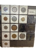 Various Foreign Coins - Denmark (2 sheets)