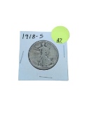 1918-S Half Dollar - Walking Liberty