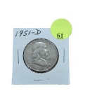 1951-D Half Dollar - Franklin
