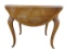 Ethan Allen Wooden Louis XV Style Drop-Leaf Side Table with Curved Legs