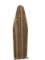 Brown Striped Ironing Board Cover with Metal Frame and Rods