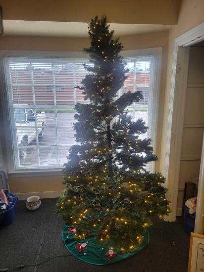 New 7.5ft Westwood Fir LED Pre Lit Tree. Took out of box for pictures.