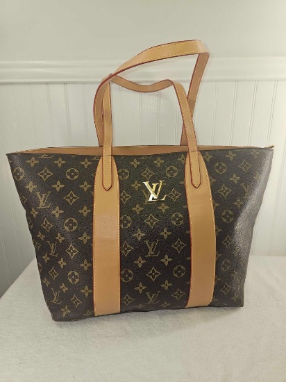 SuperClone LV Large Shoulder Bag. Measures 12 x 11 x 5.
