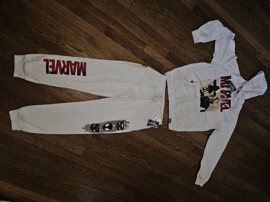 Brand New Marvel Artist Series Jogging Suit..Pant M and Top S. Material is very soft.