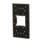Gibraltar Mailboxes 5618616 12.875 in. Steel Mailbox Mounting Board Black