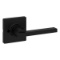 Casey Matte Black Dummy Door Lever Featuring Microban