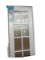 EightDoors White Wooden Interior Door with Clear Glass Panes