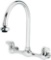 B & K 3190-40-CH-BC-Z Two Handle Wall Mount Kitchen Faucet Chrome