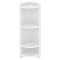 4-Shelf Corner Caddy in Dove White
