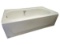 BOOTZ White Bathtub with Black Base - Modern Plumbing Fixture