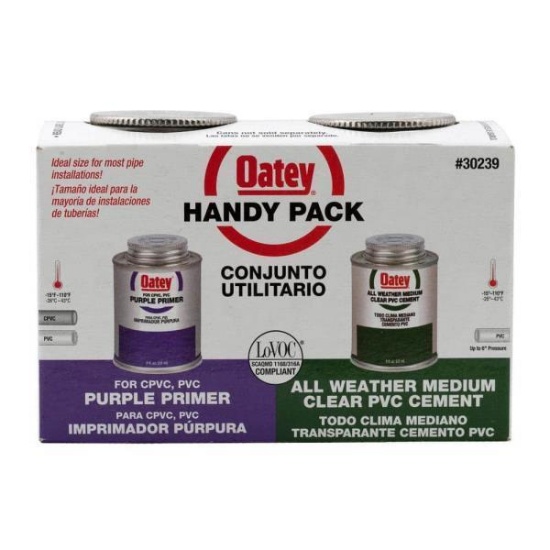 8 Oz. All Weather Cement and Purple Primer Handy Pack