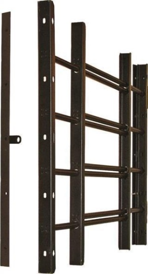 Pp-Spag 4-Bar Window Guard in Black