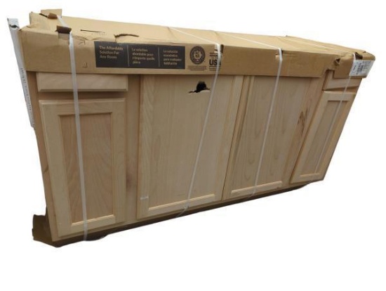 American Woodmark Base Cabinet KSBF60-UF - 60x34.5x24 Unfinished Assembled in USA