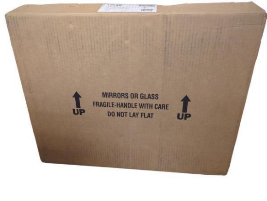 WONTON Rectangular Mirror - 16x24 Inches, High Polish Edge, Versatile Orientation, Made in Grand