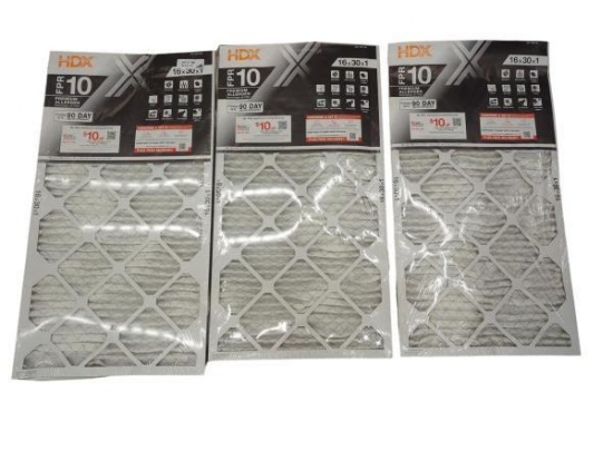 HDX FPR 10 Premium Allergen Electrostatic Air Filter 16x30x1, 90 Day