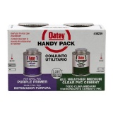 8 Oz. All Weather Cement and Purple Primer Handy Pack