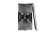 200 Amp 4 Jaw Horn Bypass Overhead Fed Meter Socket with 7/16 in. Barrel Lock Knockout