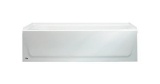 Aloha 60 in. X 30 in. Soaking Bathtub with Left Drain in White