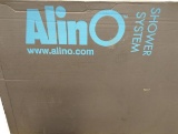 Alino Shower System - Modern Design, Blue Accents