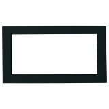 30 in. Built-in Microwave Trim Kit in Black