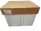 Southeastern Tan Wall-Mounted Cabinet - 30x24x24 Inches, Standard Depth, Includes AS3024 Shelf