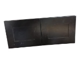 N2316-BLK 2PC Dual Flush Elongated AIO Toilet in Black - 1.1 GPF/1.6 GPF