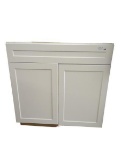 PCS Professional Cabinet Solutions White Shaker Kitchen Cabinet with Soft Close Hinge, TSCA Title VI
