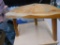 ANTIQUE WOODEN MILKING STOOL ALL ITEMS ARE SOLD AS IS, WHERE IS, WITH NO GUARANTEE OR WARRANTY. NO