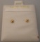 14 K GOLD STUD EARRINGS ALL ITEMS ARE SOLD AS IS, WHERE IS, WITH NO GUARANTEE OR WARRANTY. NO