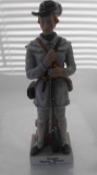 MORGAN?S VIRGINIA RIFLE MAN 1776 PORCELAIN FIGURINE ALL ITEMS ARE SOLD AS IS, WHERE IS, WITH NO
