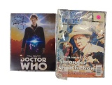 Lot of 2 Signed Doctor Who Items in Protective Plastic Featuring Paul McGann