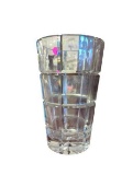 Ceska Cut Lead Crystal Solitaire 1993-1997 8 Inch Flower Vase