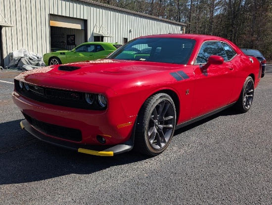 2023 Dodge Challenger R/T Scat Pac - Tor Red, 6- Speed, VIN: 2C3CDZFJXPH665603, 90 Miles.