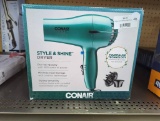 Conair Style & Shine Hair Dryer with Tourmaline Technology