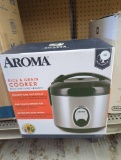 Aroma 2-Quart Rice & Grain Cooker, New Open Box