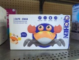 Cute Crab Motorized Induction Sound and Light Toy