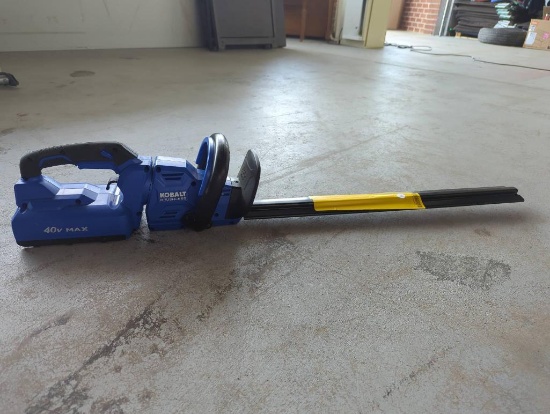 Kobalt 40V Max Brushless Hedge Trimmer, Tool Only