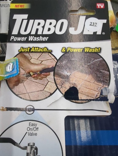 Turbo Jet Power Washer With Box and Contents