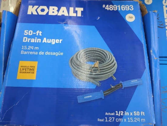 Kobalt 50-ft Drain Auger with Lifetime Guarantee