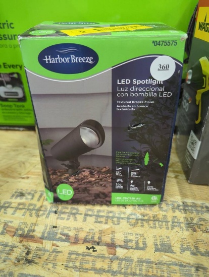 Harbor Breeze LED Spotlight in Textured Bronze Finish