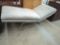 Reclining Chaise Lounge with Chrome Base