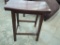 Wooden Stool With Curved Top