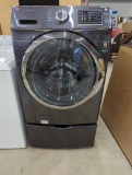 Samsung Front-Load Washer with Pedestal Drawer