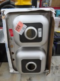 22 x 33 Stainless Steel Double Basin Kitchen Sink
