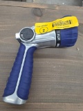 Blue and Silver Garden Hose Nozzle