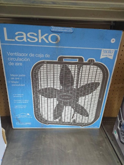 Lasko 20-Inch Box Fan in Open Box