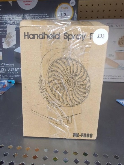 Handheld Spray Fan ML-F006 in Open Box