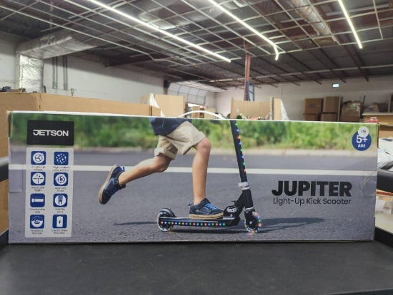 Jetson Jupiter Light-Up Kick Scooter for Ages 5+
