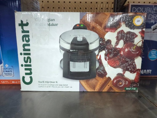 Cuisinart Flip Belgian Waffle Maker with Open Box